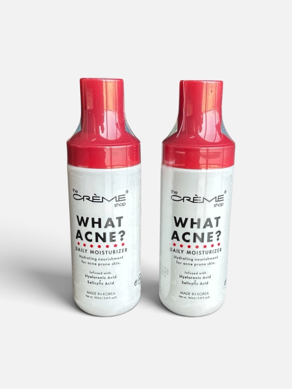 2-pc The Crème Shop What Acne? Korean Face Moisturizer Hyaluronic Salicylic Acid